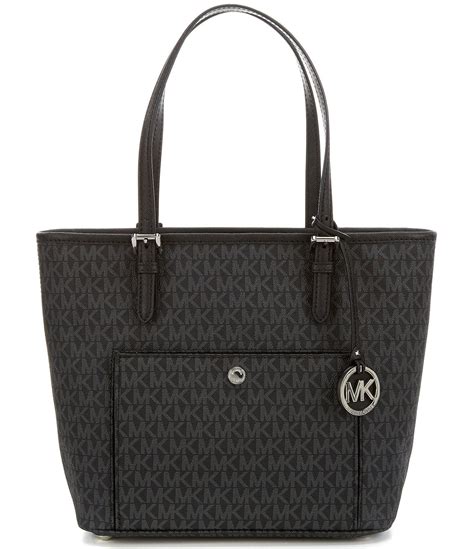 black jet set michael kors tote|Michael Kors jet set saffiano.